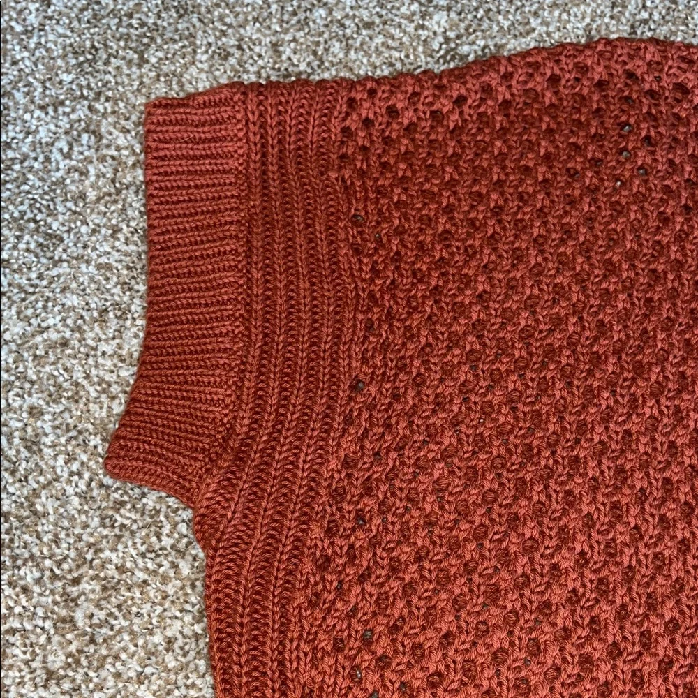 Express Rust Knit Sweater - Picture 4 of 6